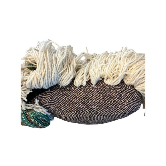 Jeans of Donegal Handmade Tweed Stuffed Ram Folk Art Wool Irish - Picture 7 of 7